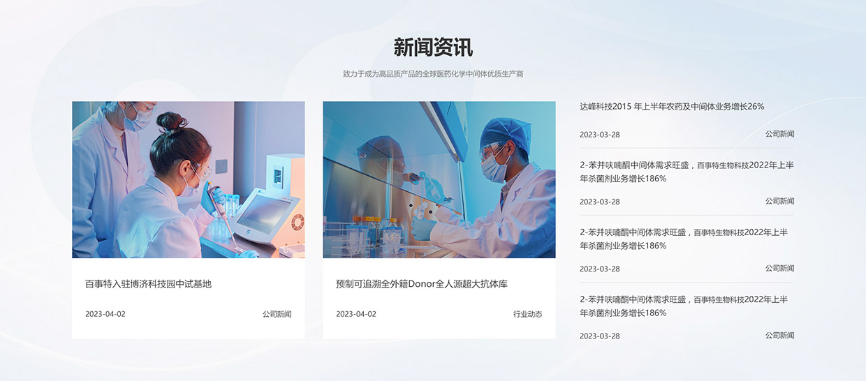 滄州達(dá)峰化學(xué)網(wǎng)站建設(shè)案例